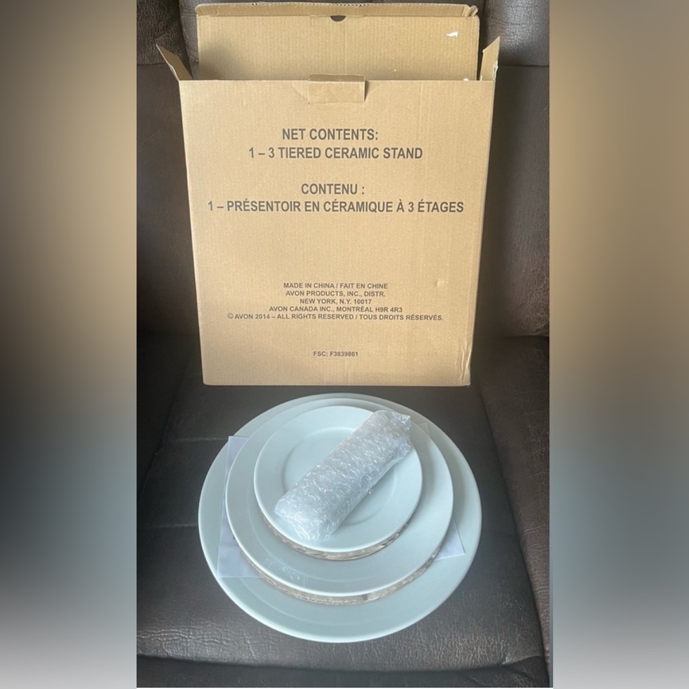 5 for $25. 1-3 tier ceramic stand